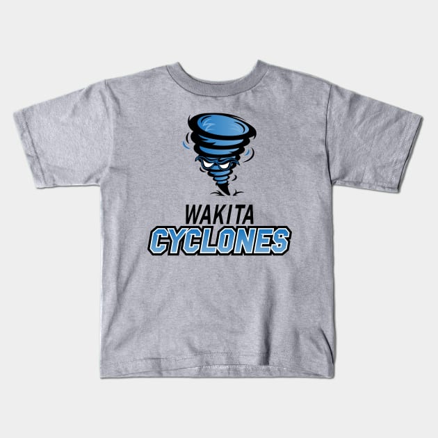 Wakita Cyclones Kids T-Shirt by SchaubDesign